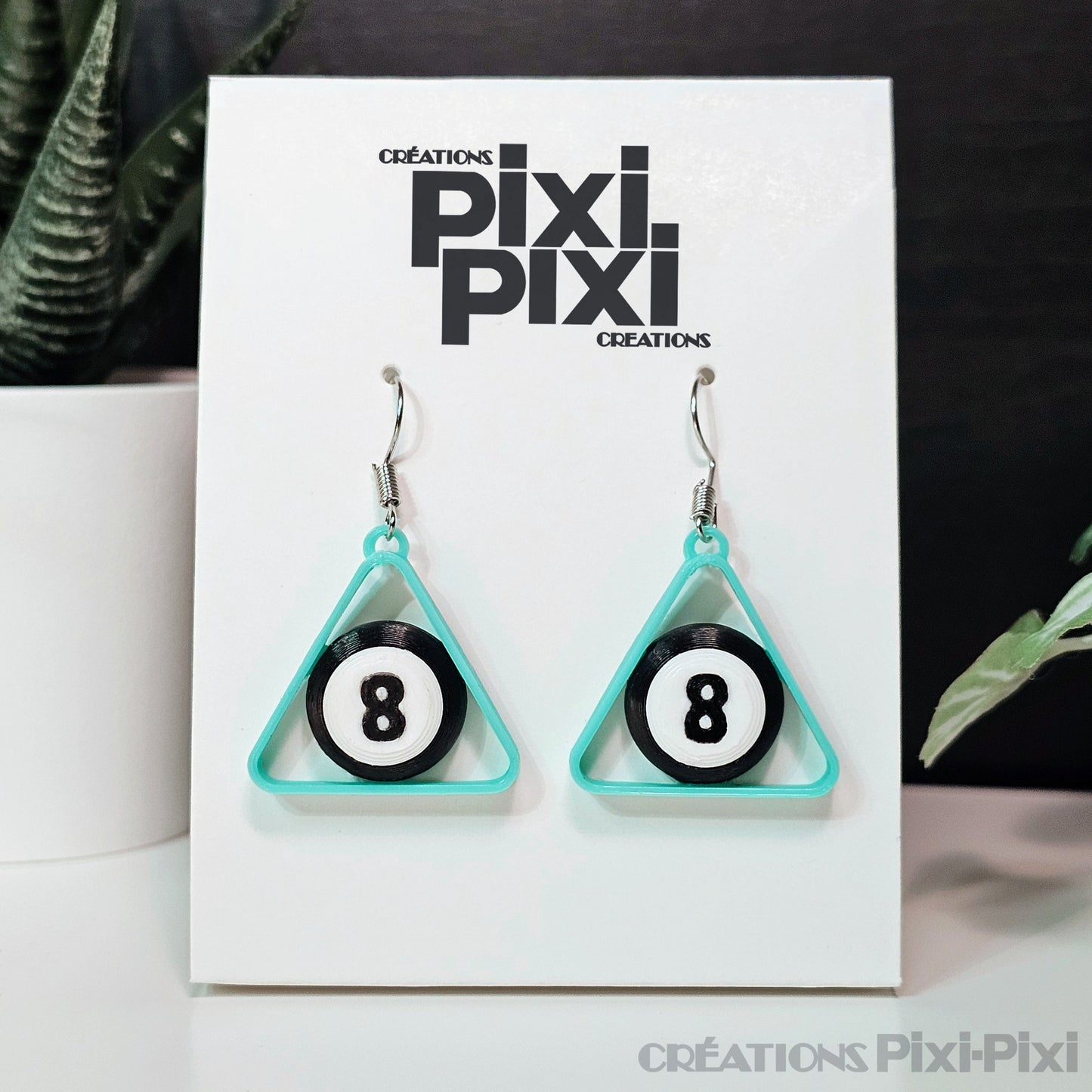 Boucles d'oreilles ✨ Boule-(8)- Turquoise